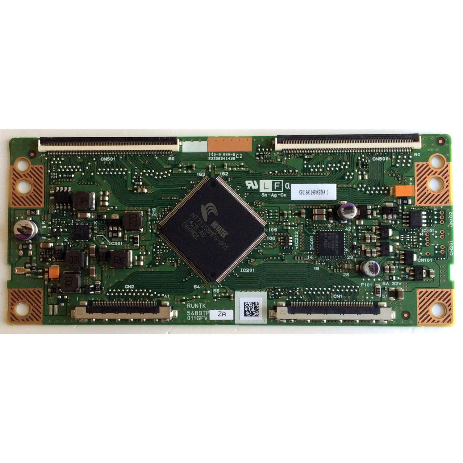 T-CON / ELEMENT RUNTK5489TPZA / EAT62193101 / SUSTITUTA RUNTK5489TPZJ / PANEL JE600D3HE67 / MODELOS RLED6090 A1704 / ELEFW606 / ELEFW605 / LC-60LE644U / 60LB6100-UG AUSMLJR / BUSMLJR / 60LX330C-UA / 60LF6090-UB BUSMLJR / 60LF6100-UA / 60LY340C-UA